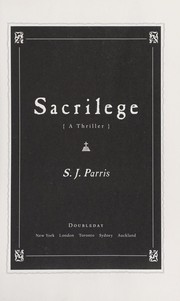 Sacrilege : a thriller  Cover Image