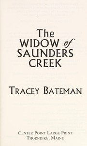 The widow of Saunders Creek  Cover Image