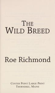 The wild breed Cover Image