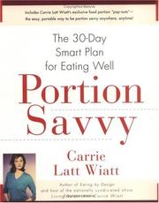 Portion savvy : the 30-day smart plan for eating well  Cover Image