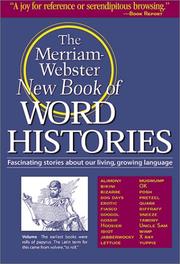 The Merriam-Webster new book of word histories Cover Image