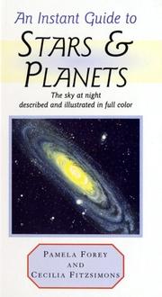 An instant guide to stars & planets : the sky at night described and illustrated in color  Cover Image