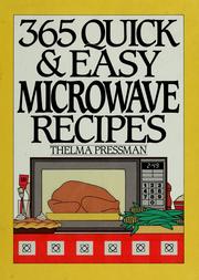 365 quick and easy microwave recipes  Cover Image