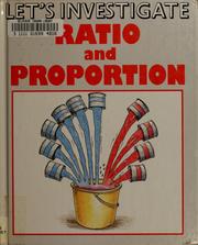 Ratio and proportion  Cover Image