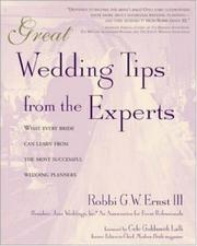 Great wedding tips from the experts : what every bride can learn from the most successful wedding planners  Cover Image