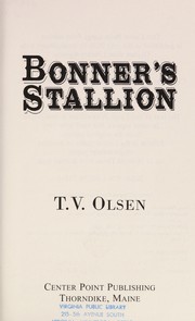 Bonner's stallion Cover Image