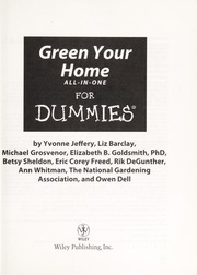 Green your home all-in-one for dummies  Cover Image