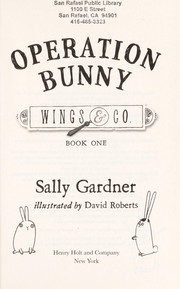 Operation Bunny : the fairy detective agency's first case  Cover Image