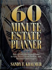 60 minute estate planner : fast & easy illustrated plans to save taxes, avoid probate and maximize inheritance  Cover Image