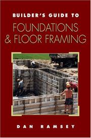 Builder's guide to foundations & floor framing  Cover Image