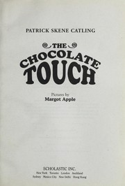 The chocolate touch  Cover Image