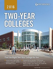 Peterson's two-year colleges 2016  Cover Image