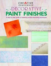 Decorative paint finishes  Cover Image