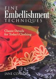 Fine embellishment techniques : classic details for today's clothing  Cover Image