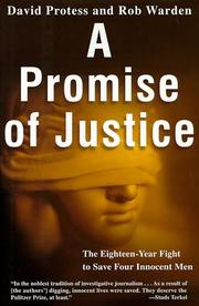 A promise of justice  Cover Image