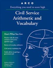 Civil service arithmetic and vocabulary  Cover Image