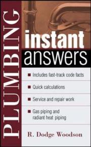 Plumbing instant answers  Cover Image