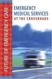 Emergency medical services at the crossroads  Cover Image