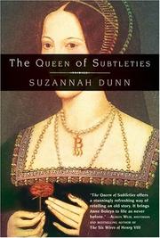 The queen of subtleties : a novel of Anne Boleyn  Cover Image