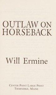 Outlaw on horseback Cover Image