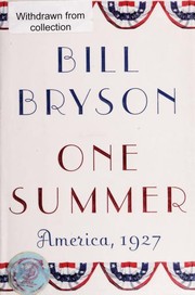 One summer : America, 1927  Cover Image