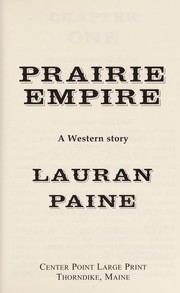 Prairie empire a western story  Cover Image