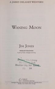 Waning Moon a Jared Delaney western  Cover Image