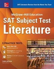 SAT subject test, literature  Cover Image