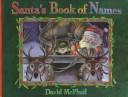 Santa's book of names  Cover Image