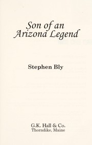 Son of an Arizona legend  Cover Image