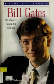 Bill Gates, billionaire computer genius  Cover Image