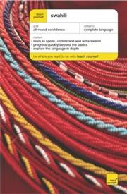 Teach yourself Swahili  Cover Image