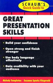 Schaum's quick guide to great presentations  Cover Image