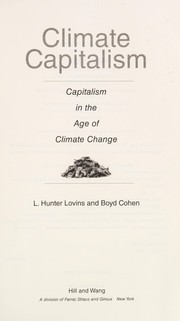 Climate capitalism : capitalism in the age of climate change  Cover Image