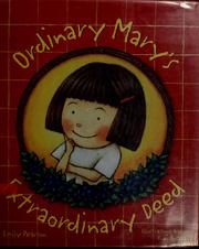 Ordinary Mary's extraordinary deed  Cover Image