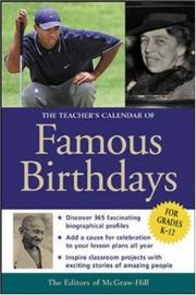 The teacher's calendar of famous birthdays  Cover Image