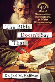 The Bible doesn't say that : 40 biblical mistranslations, misconceptions, and other misunderstandings  Cover Image