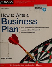 How to write a business plan  Cover Image