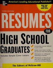 Resumes for high school graduates : with sample cover letters  Cover Image