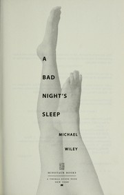 A bad night's sleep : a mystery  Cover Image