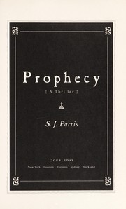 Prophecy : a thriller  Cover Image