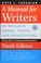 Go to record A manual for writers of research papers, theses, and disse...