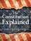 Go to record The Constitution explained : a guide for every American