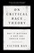 Go to record On critical race theory : why it matters & why you should ...