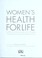 Go to record Women's health for life : written by women for women : sym...