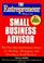 Go to record The Entrepreneur magazine small business advisor.