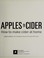 Go to record Apples to cider : how to make cider at home