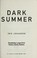 Go to record Dark summer