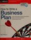 Go to record How to write a business plan